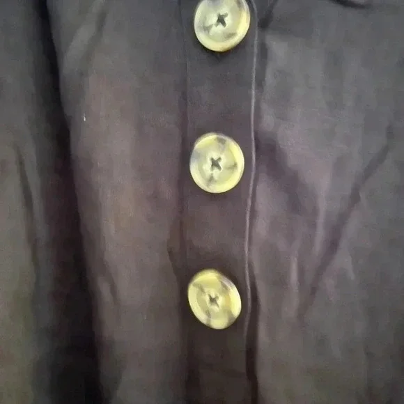 New Directions black button front shirt size 2X - Picture 2 of 6